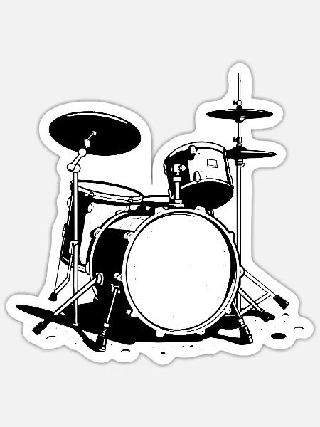- Sticker - white matte