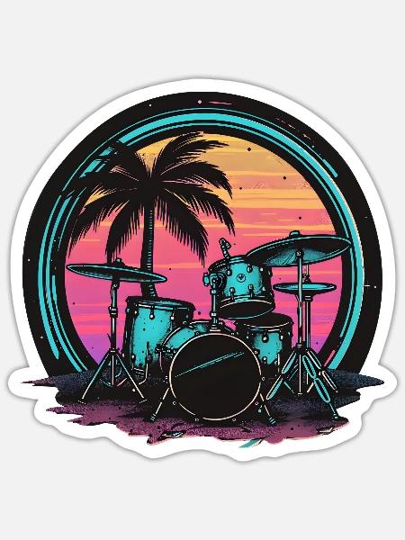 - Sticker - white matte