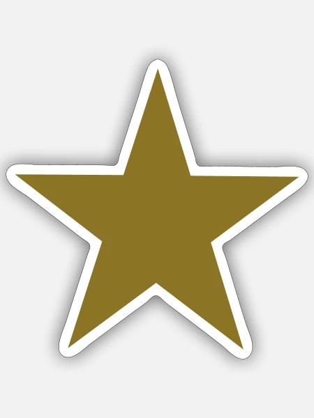 Star - Sticker - white matte