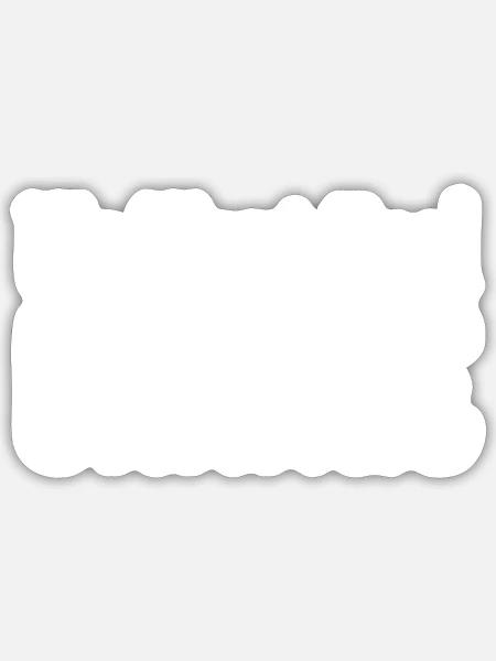 We want real change Black Lives Matter Black - Sticker - white matte