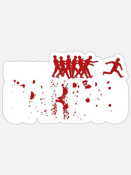 - Sticker - white matte