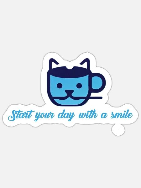 - Sticker - white matte