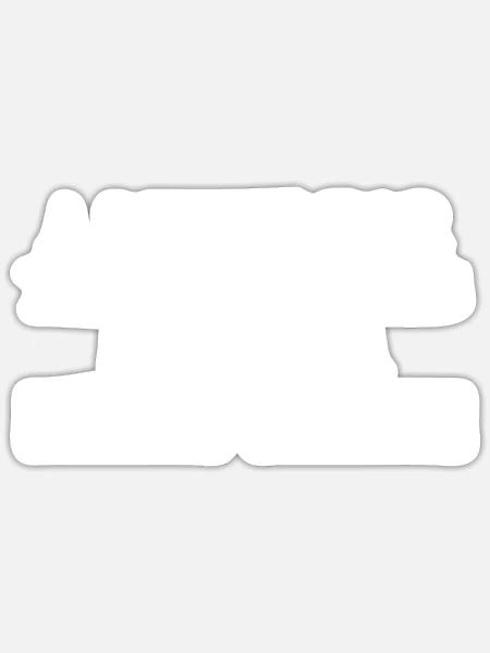mens-funny - Sticker - white matte