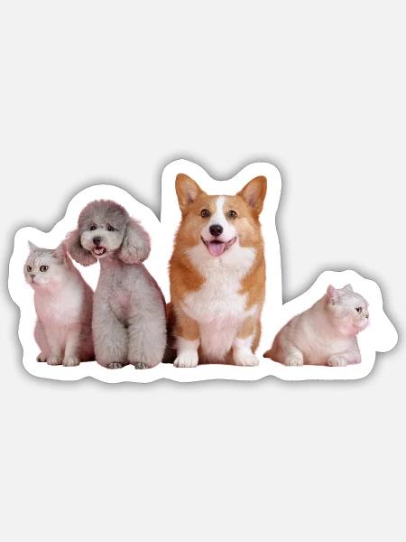 Love Puppy - Sticker - white matte