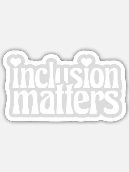 - Sticker - white matte