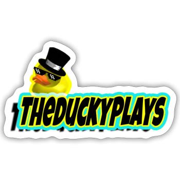 classic ducky - Sticker - white matte - Front