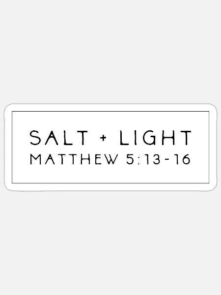 Salt Light Matthew - Sticker - white matte