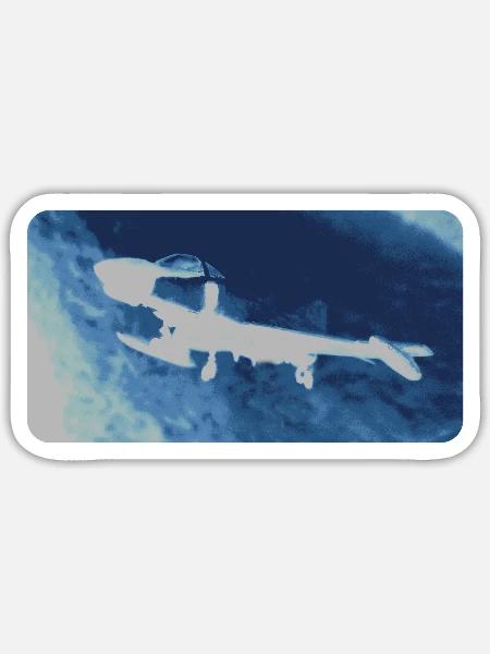 - Sticker - white matte