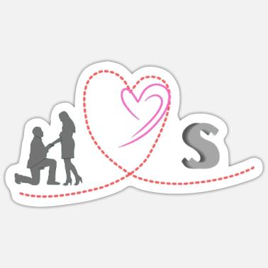 Love s letter Stickers | Unique Designs | Spreadshirt