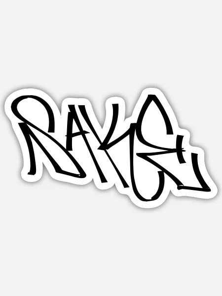 - Sticker - white matte