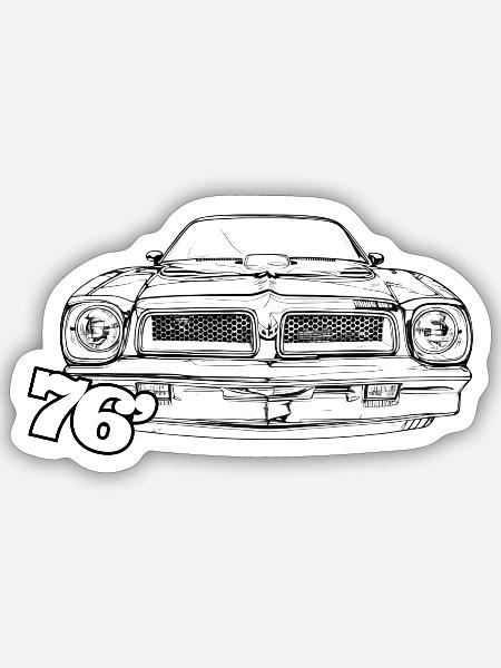 - Sticker - white matte