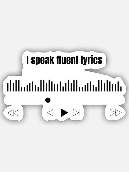  - Sticker - white matte