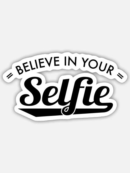 - Sticker - white matte