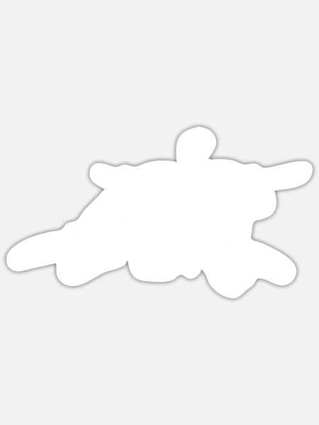 - Sticker - white matte