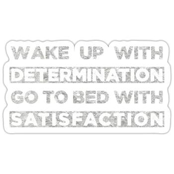 Motivational quote - Sticker - white matte - Front