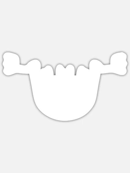  - Sticker - white matte