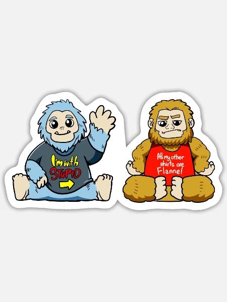 - Sticker - white matte