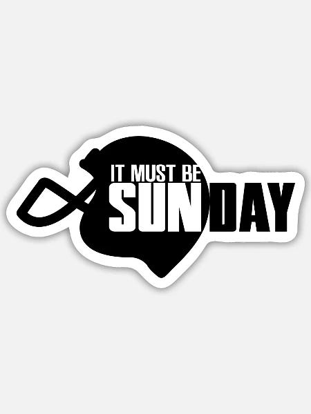 Sunday - Sticker - white matte