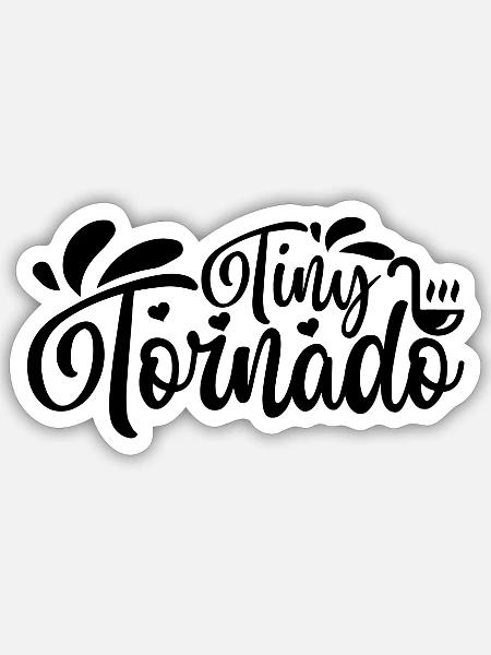Tiny tornado - Sticker - white matte