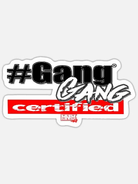 Gang Certified Emblem - Sticker - white matte