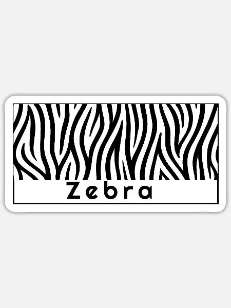 - Sticker - white matte