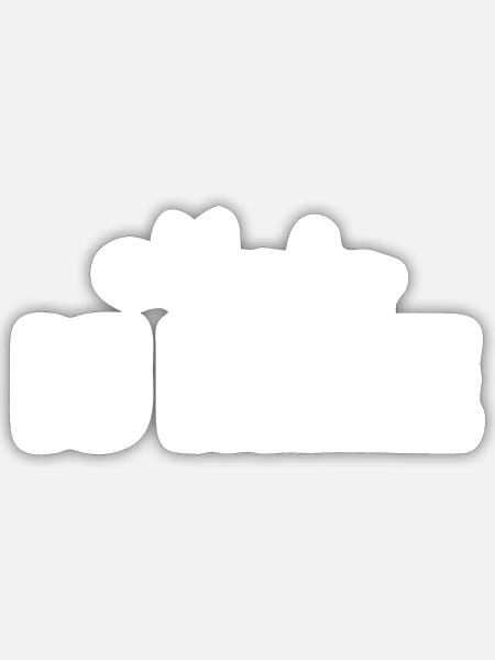 MONDAY - Sticker - white matte