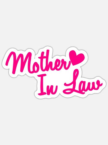 mother in law - Sticker - white matte