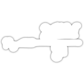 Schwarzschild Radius Dark General Relativity - Sticker - white matte - Front