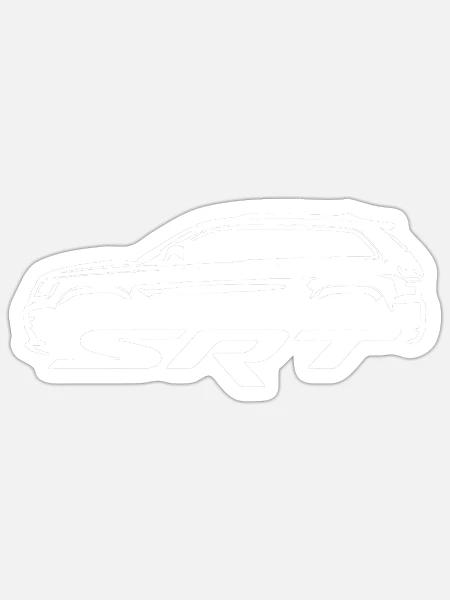 Jeep Grand Cherokee Hellcat - Sticker - white matte