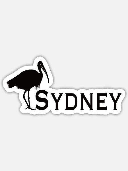 Bin Chicken Sydney - Sticker - white matte