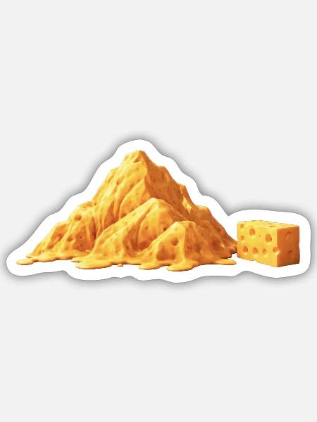 Destination Cheese - Sticker - white matte