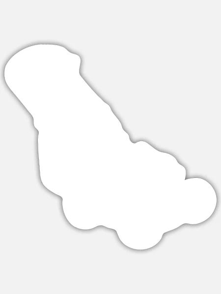 Lawn Mower Lawnmower - Sticker - white matte