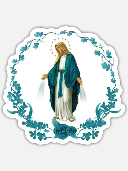 Notre-Dame de Grâce, - Sticker - blanc mat