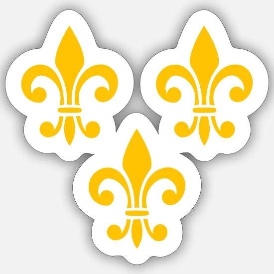Autocollant Blason Île-de-France Fleur De Lys – Sticker Vinyle 10x10 Cm, Mat, Pour Voiture, Ordinateur, Meuble - 2
