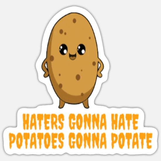 RePop Gifts | Potatoes Gonna Potate Kawaii Funny Vinyl Sticker
