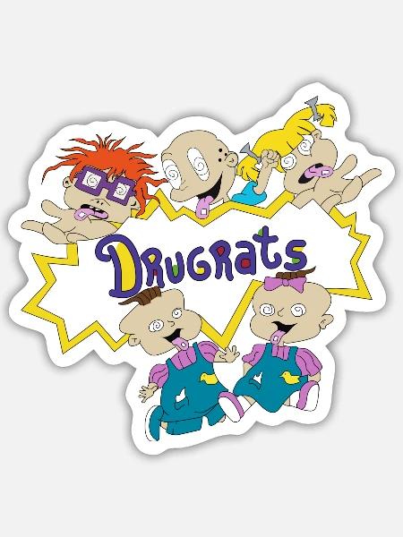 Drugrats tumblr - Sticker - white matte