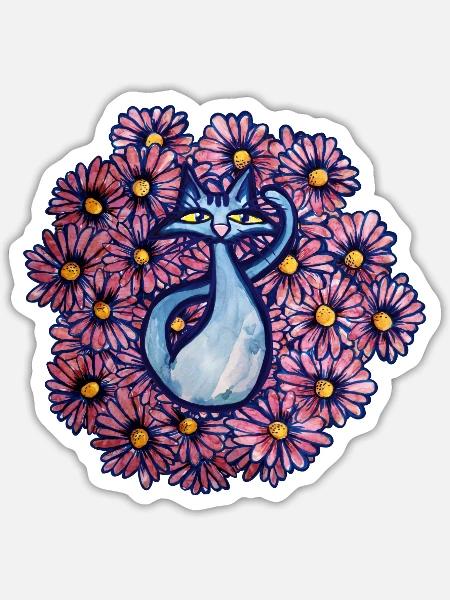 - Sticker - white matte