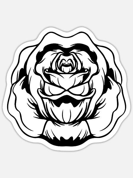 - Sticker - white matte