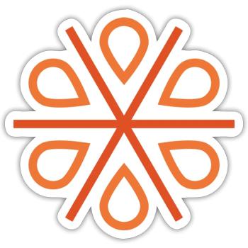 Orange Seeds - Sticker - white matte - Front