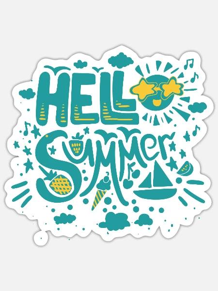 - Sticker - white matte