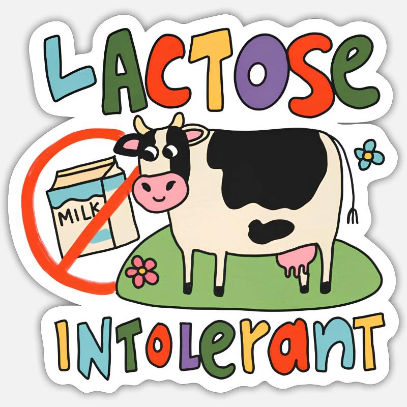 lactose intolerance cartoon images