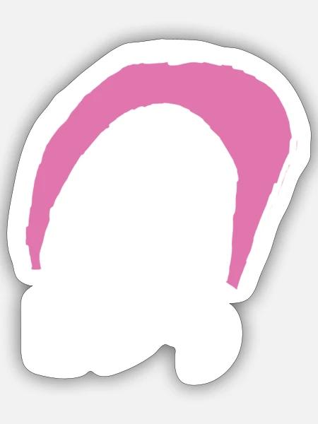 Pink Guy new print - Sticker - white matte