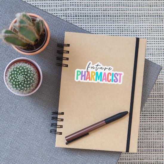 50 Pcs Pharmacist Stickers, Fun Pharmacy & Medication Decals