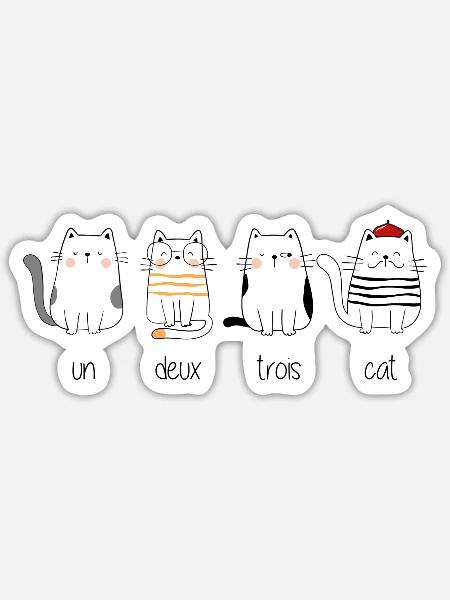 - Sticker - white matte