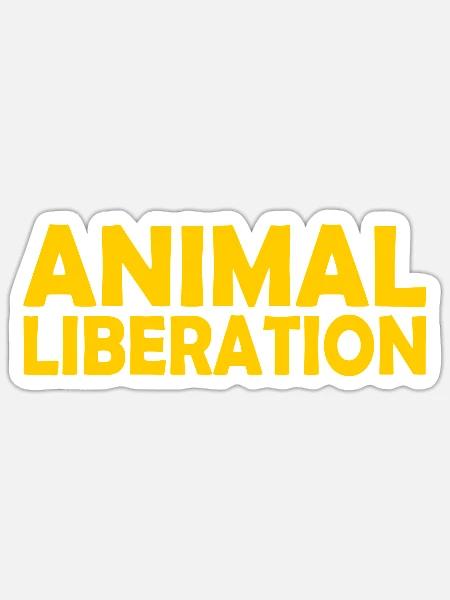 Animal liberation - Sticker - white matte