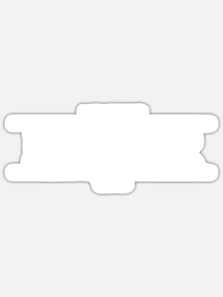 - Sticker - white matte