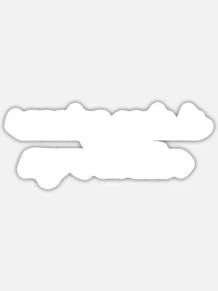 - Sticker - white matte