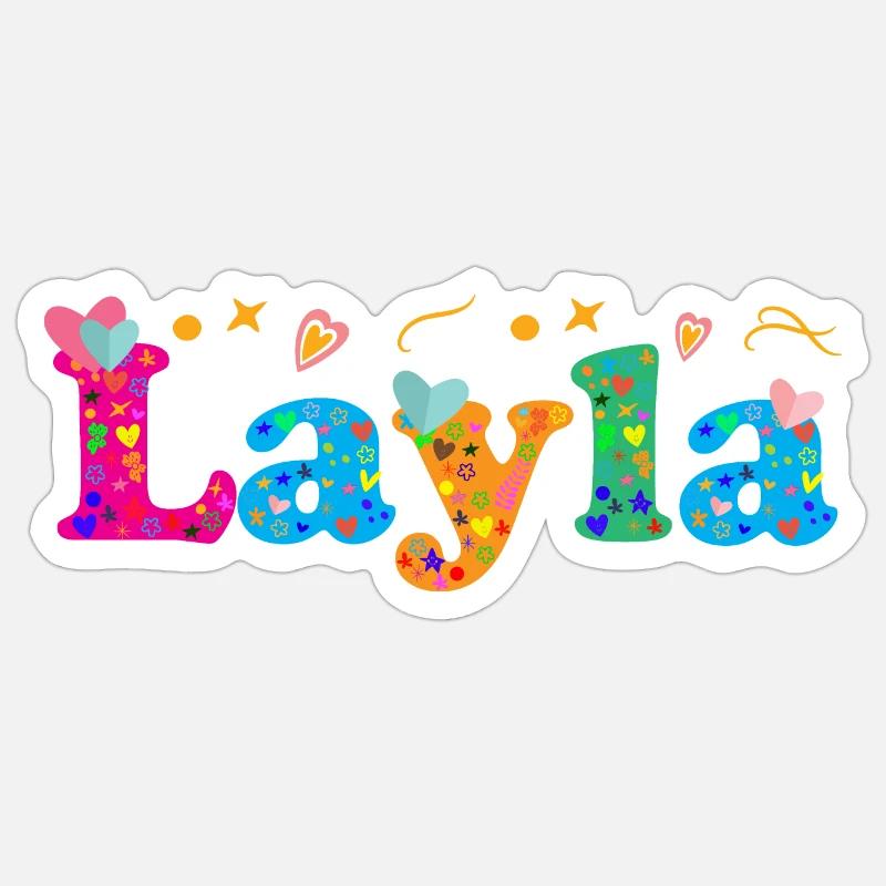 Layla' Sticker | Spreadshirt