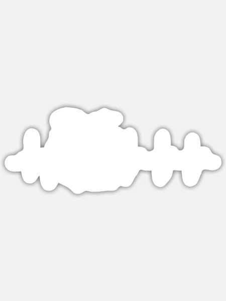  - Sticker - white matte