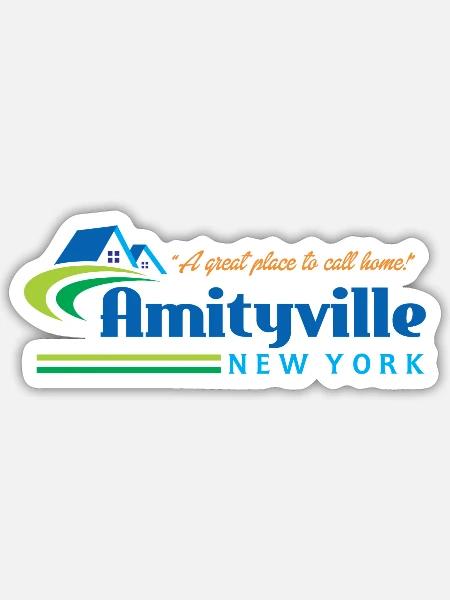 The Amityville Horror in Amityville New York - Sticker - white matte